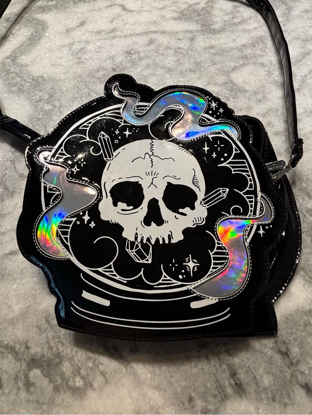 skull crystal ball crossbody 💀🔮